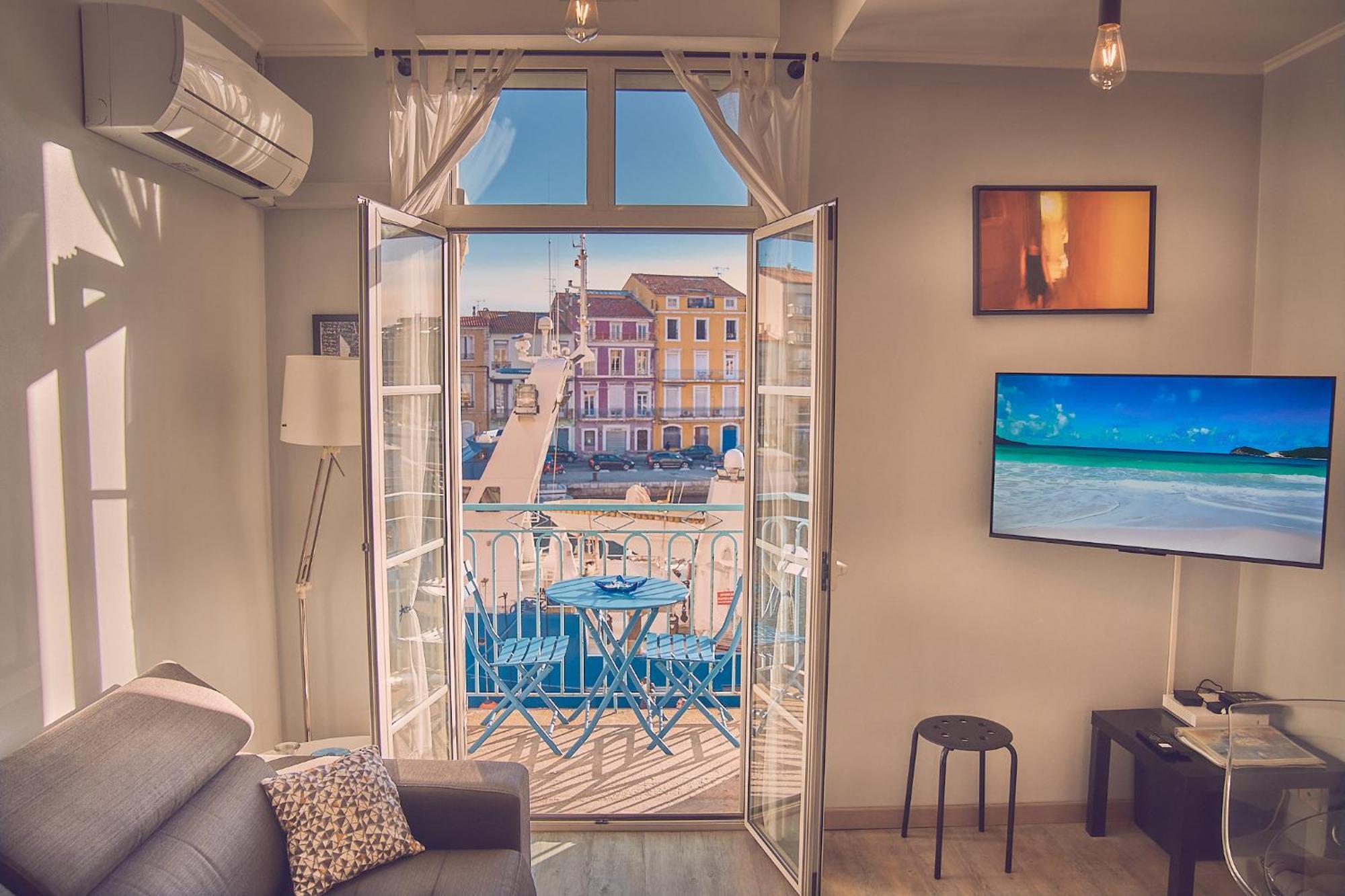 "Mario" Balcons Sur Le Canal Royal, Belle Vue, Climatise Sète Kültér fotó